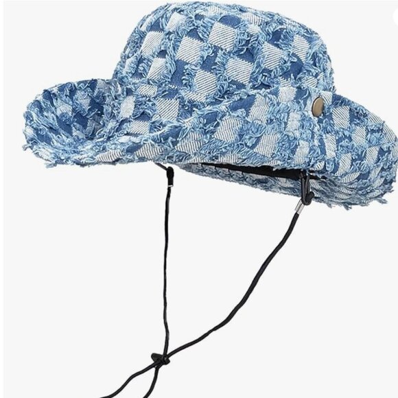 Denim Cowboy Cotton Hat main image 6